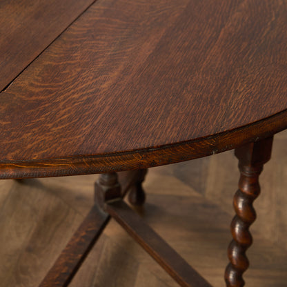 英国 クラシック ドロップリーフ ゲートレッグテーブル #91795