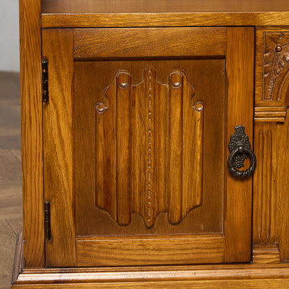 英国 クラシック オーク材 キャビネット