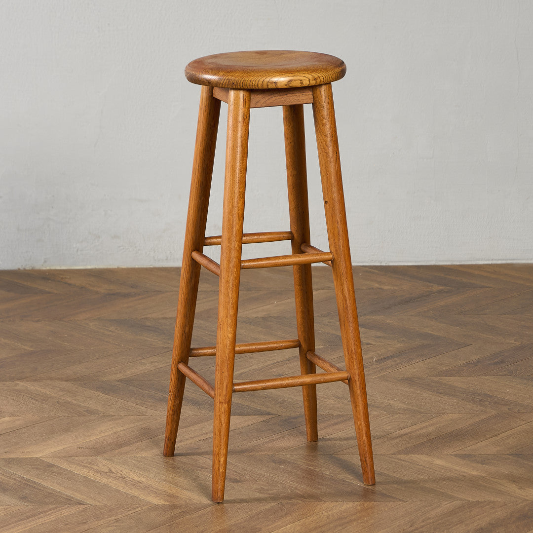 イギリス ヴィンテージ ハイ スツール