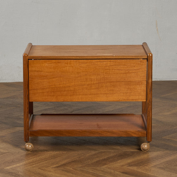 英国 ヴィンテージ ドロップリーフ トロリーワゴン