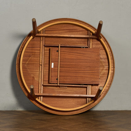 エクステンション ラウンド ダイニングテーブル