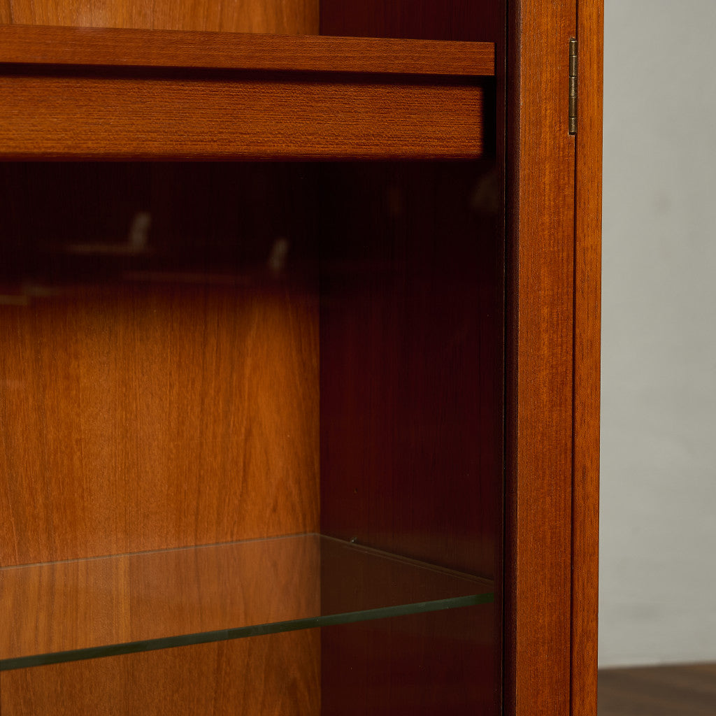 Fresco ガラス ブックケース カスタム アイアン ヘアピンレッグ