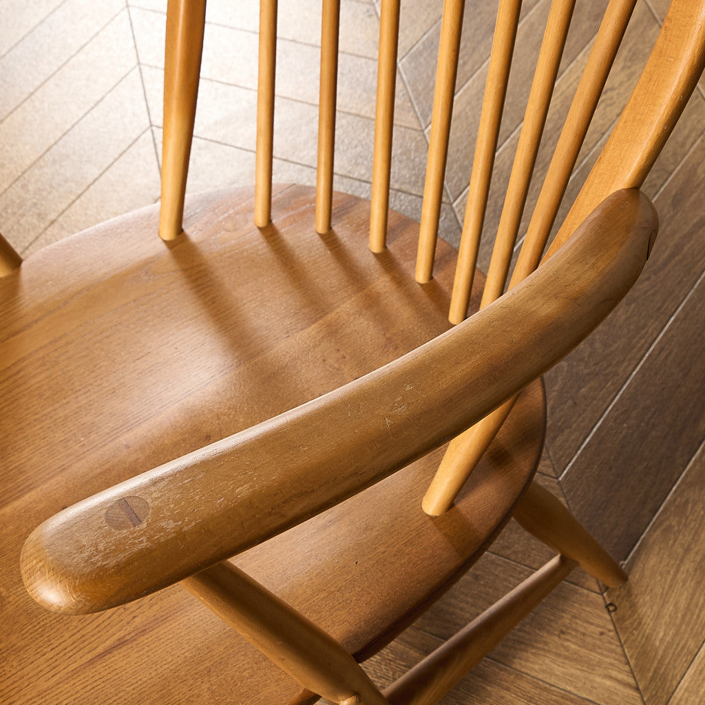 ercol グランドマザーズチェア ブルーラベル