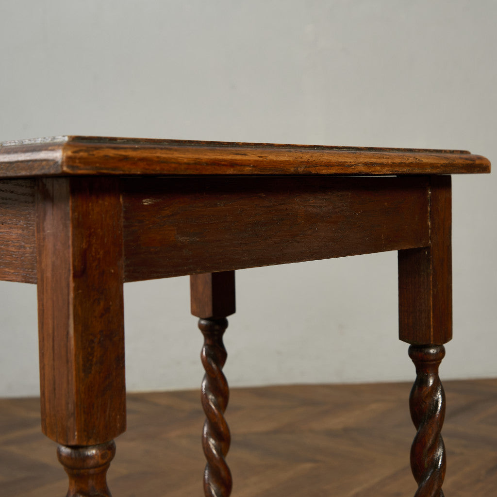 英国 クラシック バーリーシュガーツイスト サイドテーブル