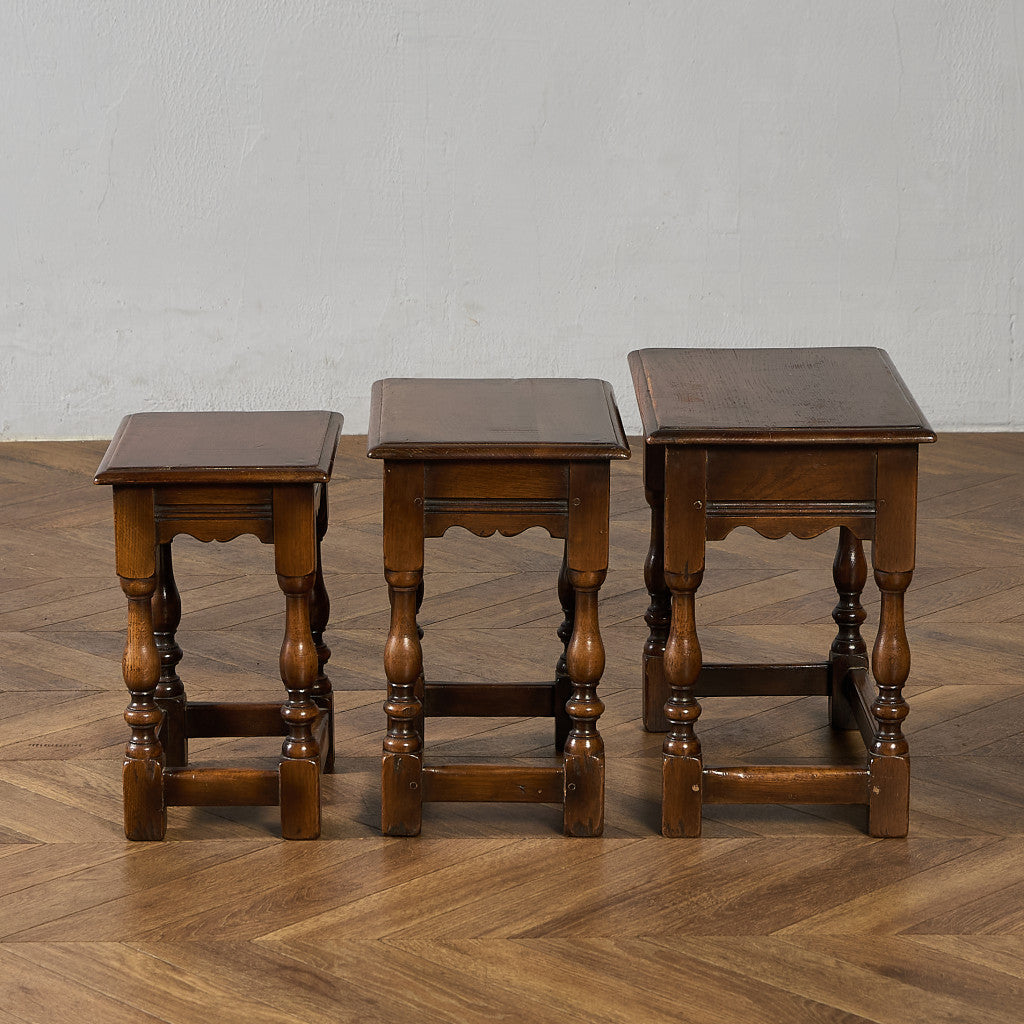 英国 クラシック ネストテーブル サイドテーブル