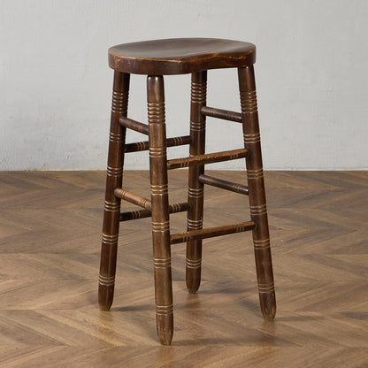 イギリス ヴィンテージ ハイ スツール