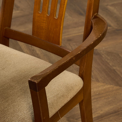 英国 ヴィンテージ アームチェア ダイニングチェア