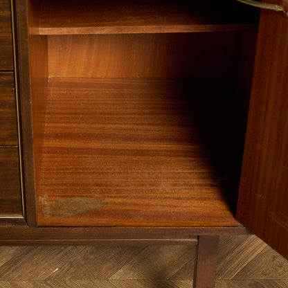 Brass-fitted Tola  ヴィンテージ サイドボード (4005)