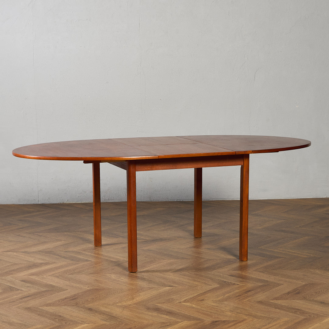 英国 ヴィンテージ オーバル ロング ダイニングテーブル #94160