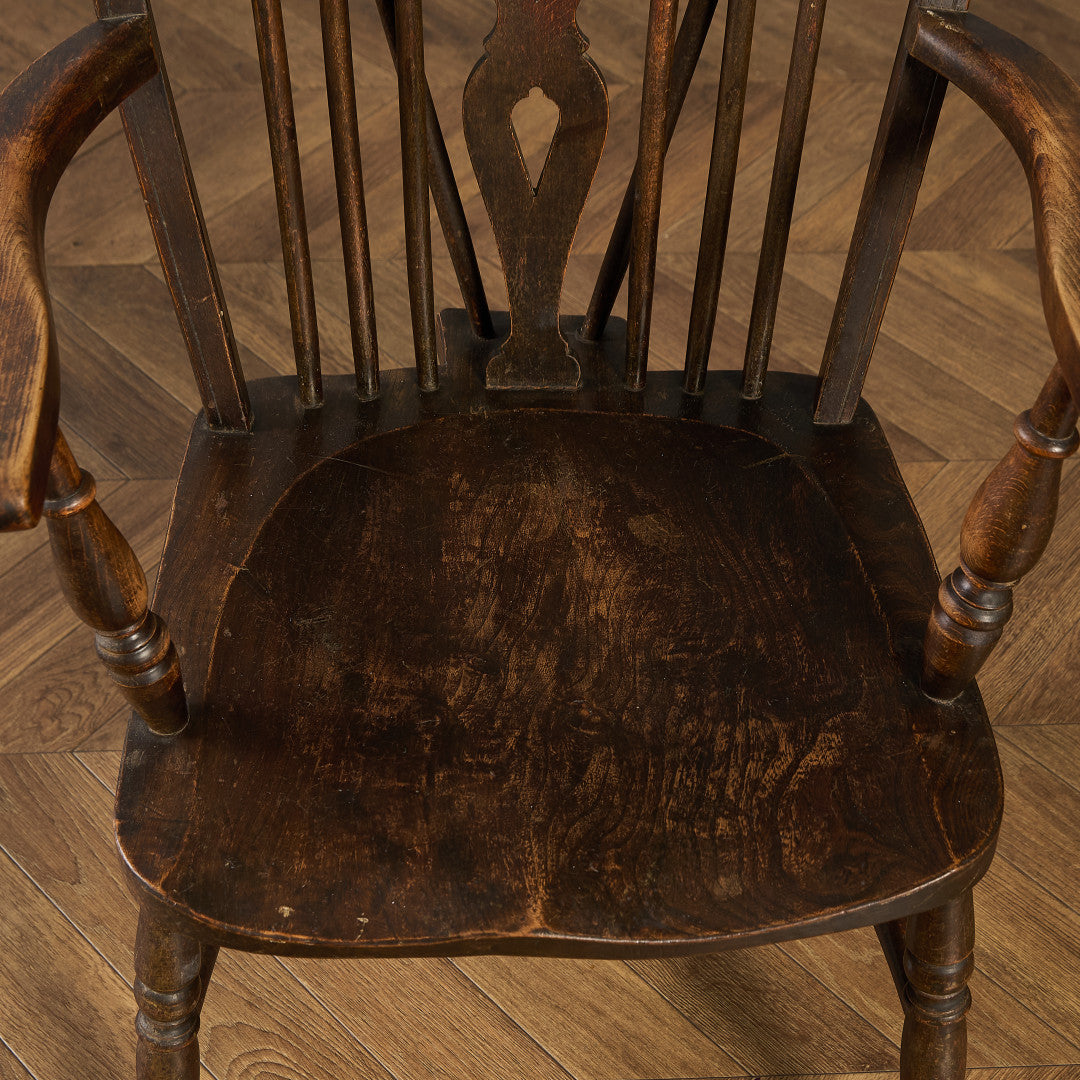 英国 クラシック ホイールバック ウィンザー アームチェア