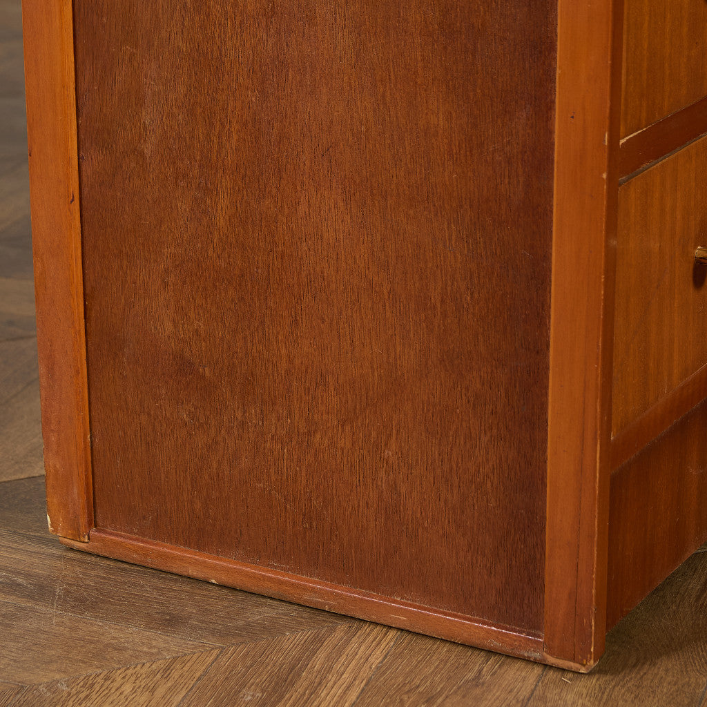 英国 ヴィンテージ 6段 トール チェスト