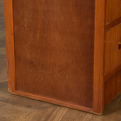 英国 ヴィンテージ 6段 トール チェスト