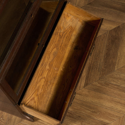 英国 アンティーク スタッキングブックケース 食器棚