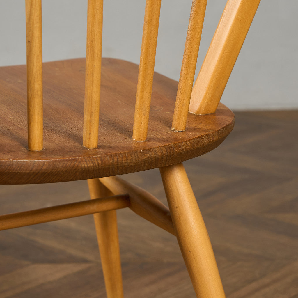 アーコール　フープバックチェア　イギリスビンテージ　ERCOL 4本　E アーコール ERCOL ヴィンテージ 4本 スポーク フープバックチェア