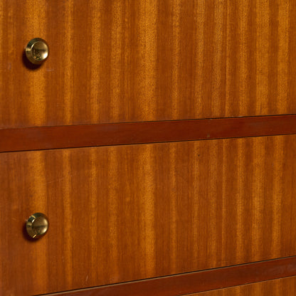 英国 ヴィンテージ 6段 トール チェスト