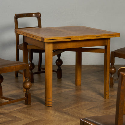 英国アンティーク ドローリーフ ダイニングテーブル #89802