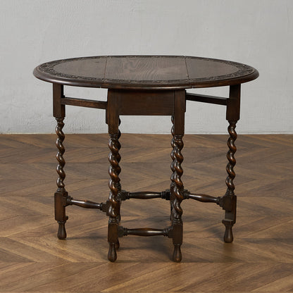 英国 クラシック ドロップリーフ ゲートレッグテーブル