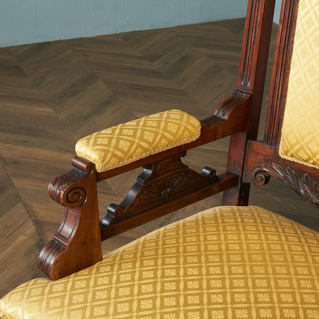 英国クラシック エドワーディアン様式 ナーシングチェア