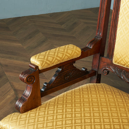 英国クラシック エドワーディアン様式 ナーシングチェア