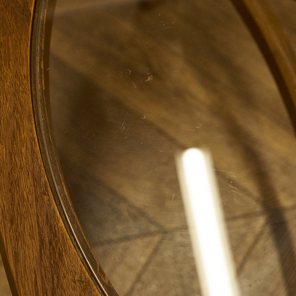 ヴィンテージ トライアングル ガラストップテーブル