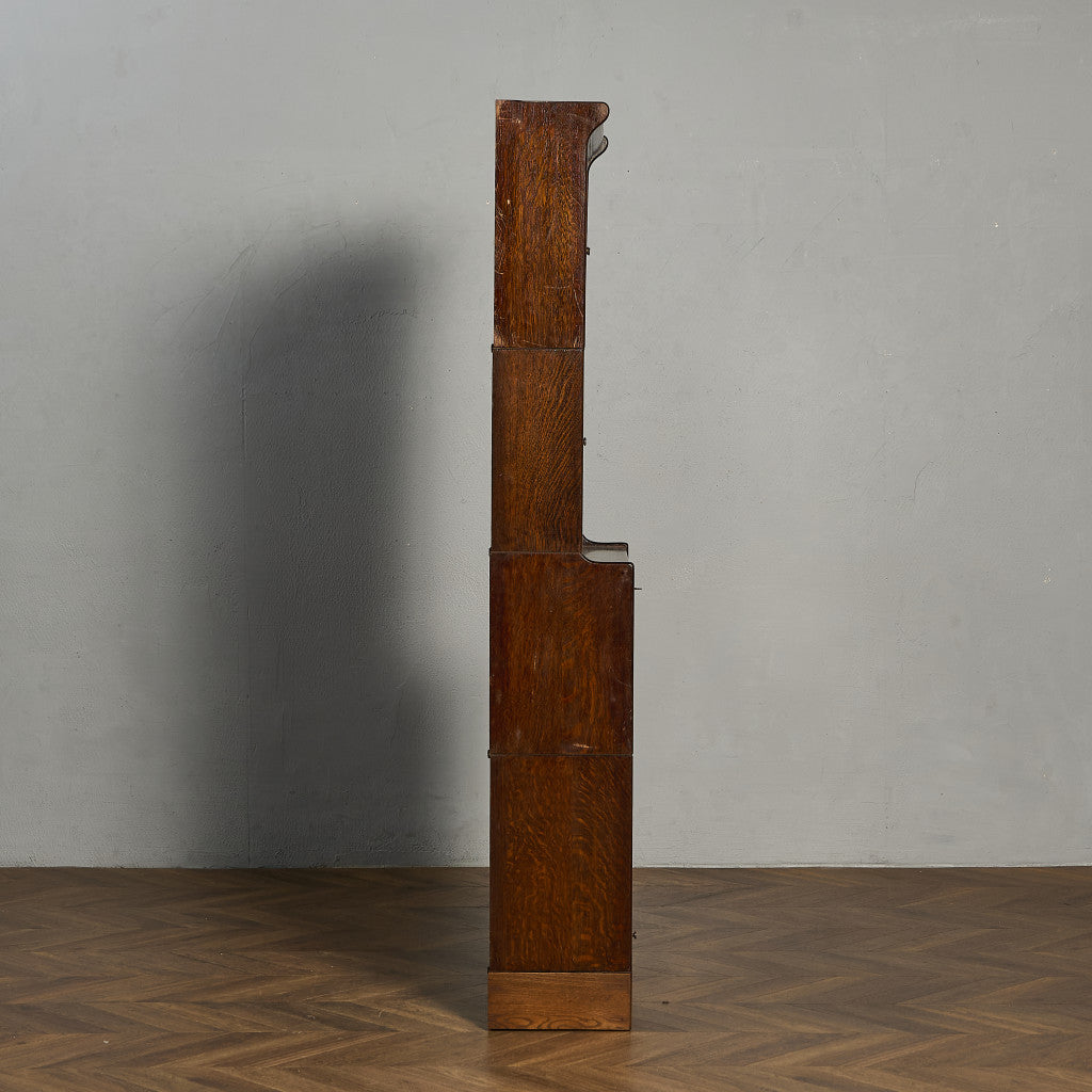 英国 クラシック スタッキング ビューロー ブックケース