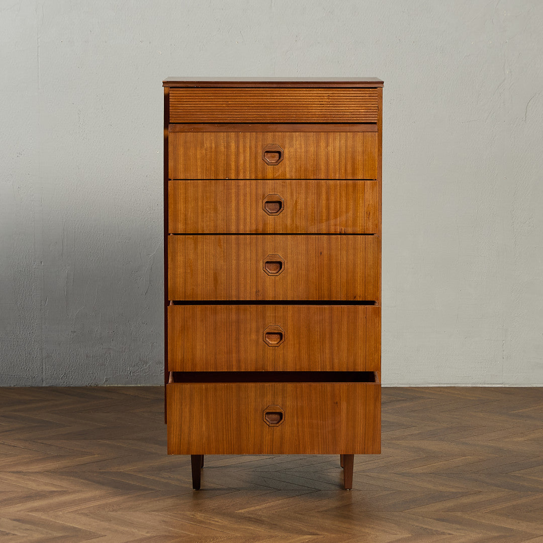 ヴィンテージ 6段 ハイチェスト