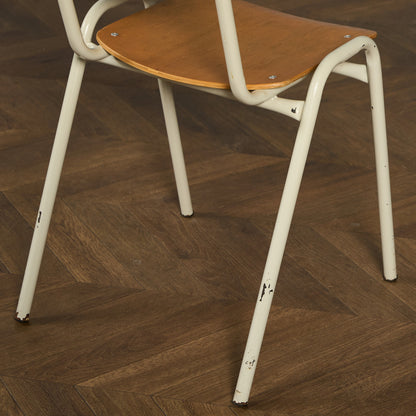 イギリス ヴィンテージ スタッキング スクールチェア