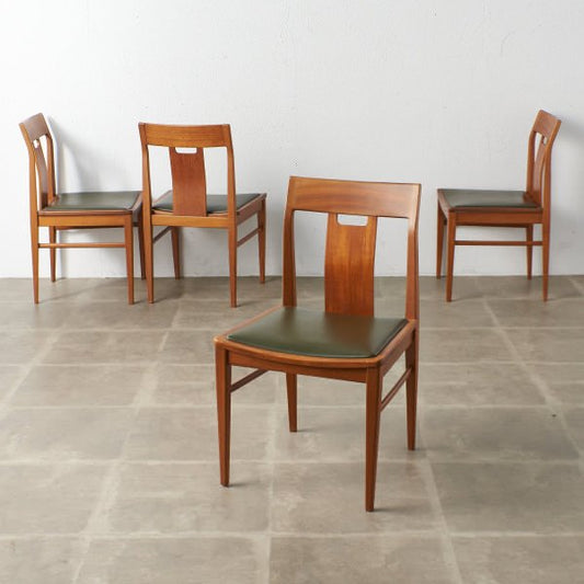 イギリスヴィンテージ ダイニングチェア 4脚セット