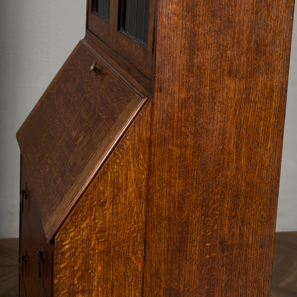 英国 クラシック ビューロー ブックケース デスク