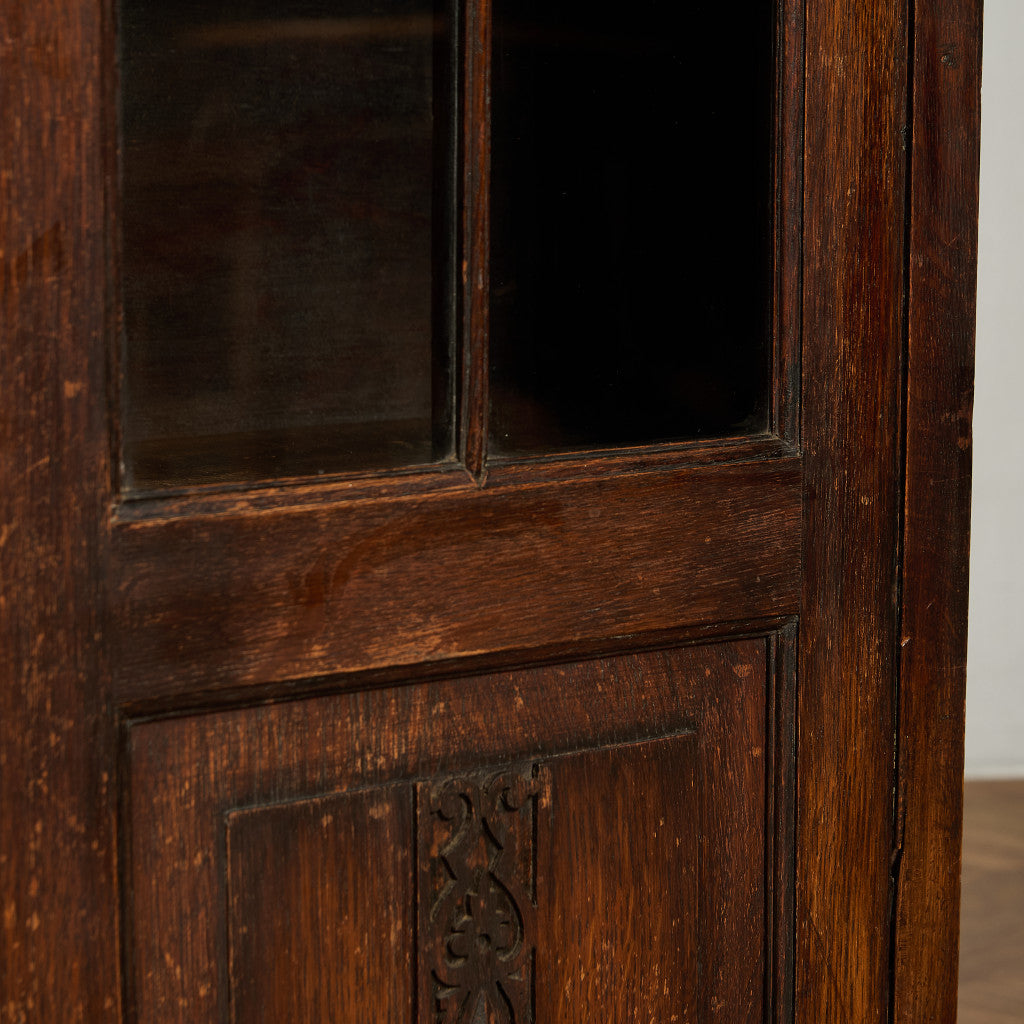 英国 クラシック ブックケース 食器棚