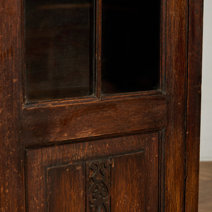 英国 クラシック ブックケース 食器棚