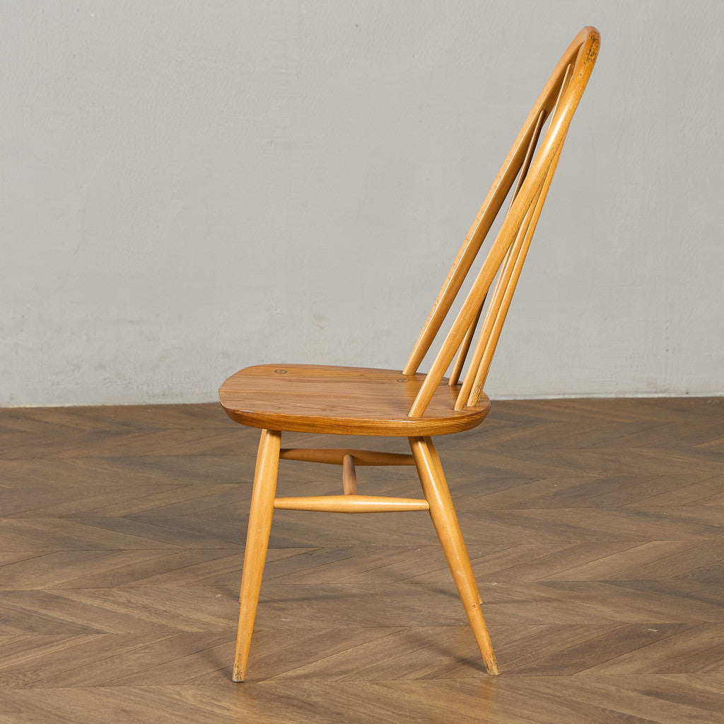 アーコール ERCOL スワンバックチェア ラウンドメタルラベル #97101