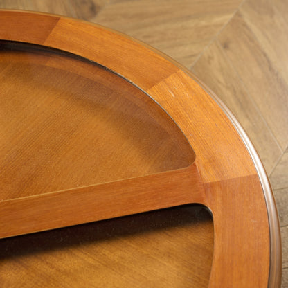 ヴィンテージ ガラストップ ネスト コーヒーテーブル