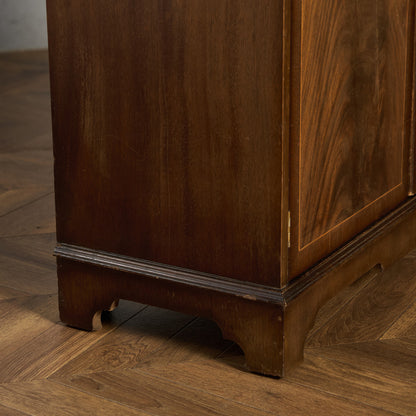 英国 クラシック エドワーディアン 様式 ブックケース カップボード