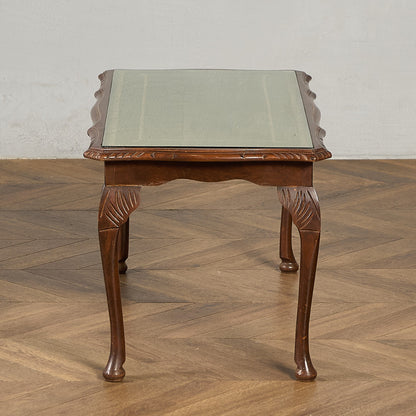 英国 クラシック ガラストップ コーヒーテーブル