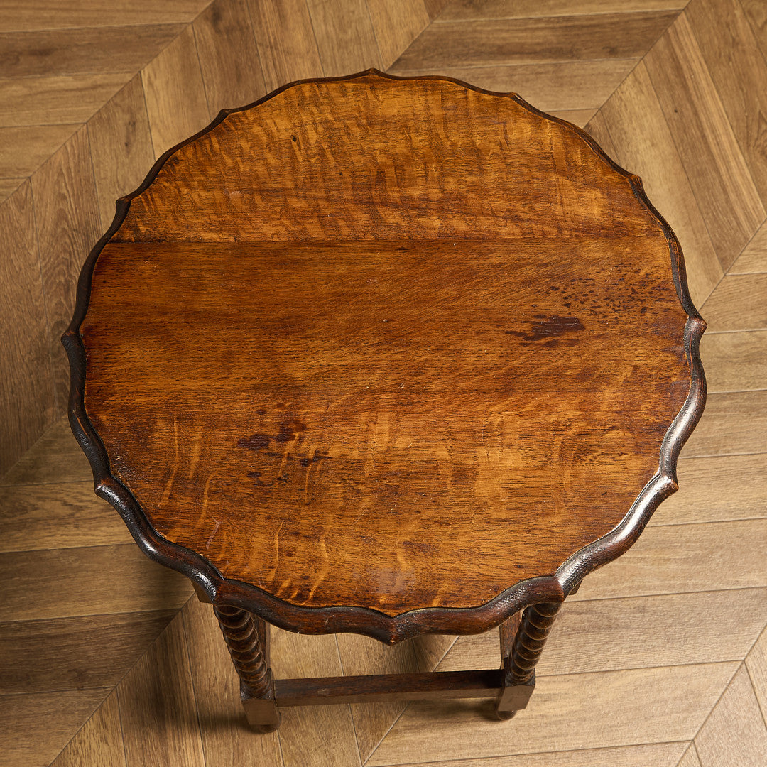 英国 クラシック バーリーシュガーツイスト サイドテーブル