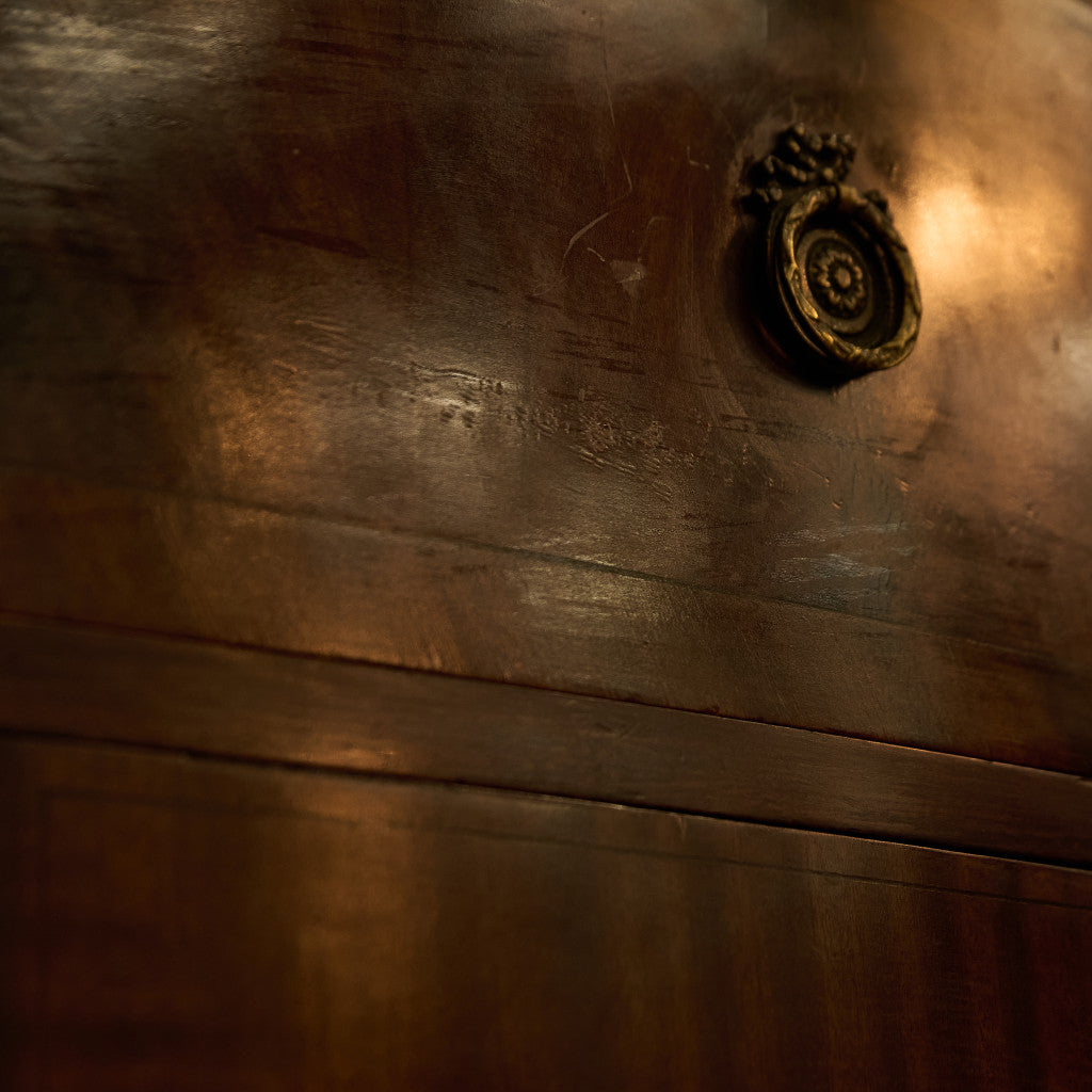 英国 アンティーク ビューロー ブックケース