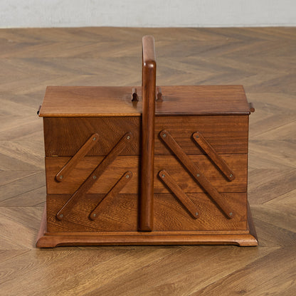 英国 ヴィンテージ ソーイングボックス #95619