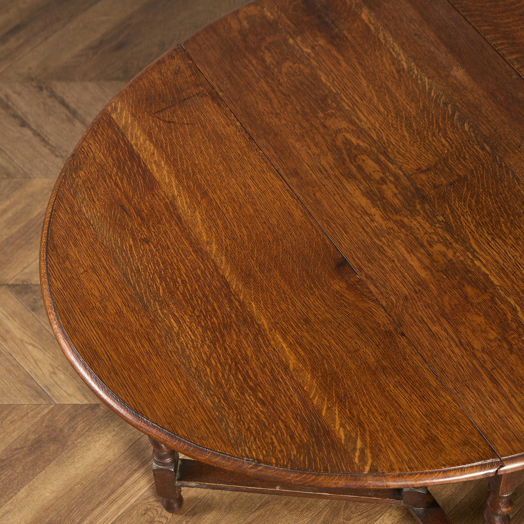 英国 クラシック ドロップリーフ ゲートレッグテーブル #91795