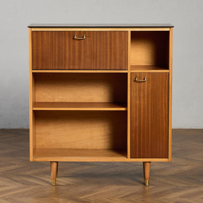 ヴィンテージ ナロー ブックケース