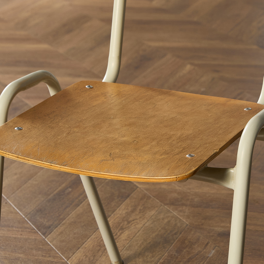 イギリス ヴィンテージ スタッキング スクールチェア #90101