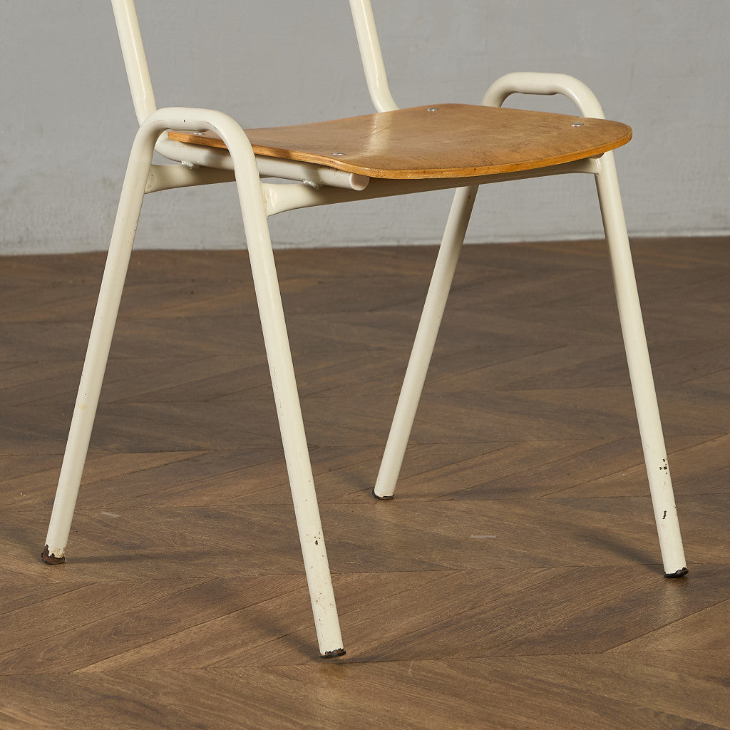 イギリス ヴィンテージ スタッキング スクールチェア #90101