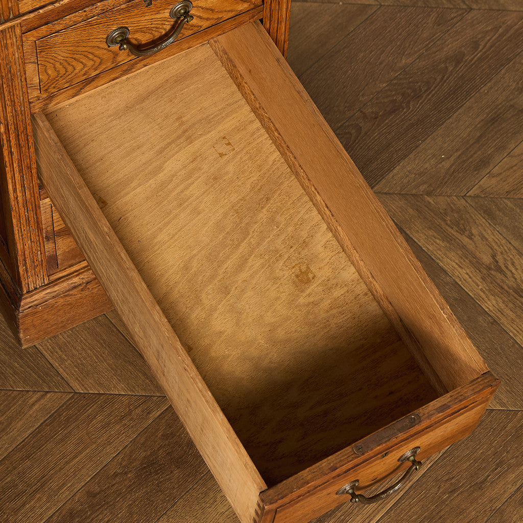 英国 クラシック 両袖デスク