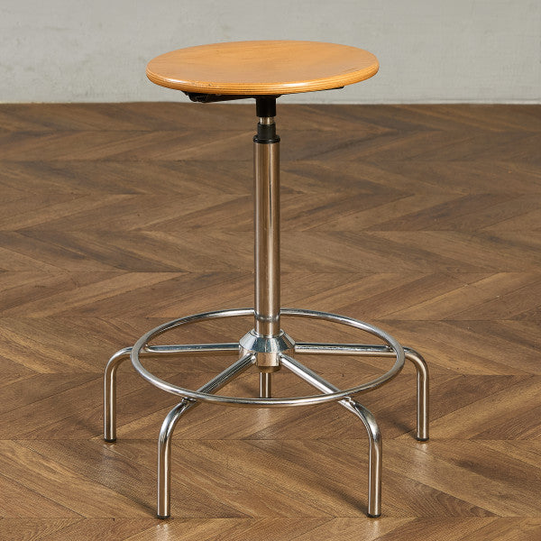 ベルギー ヴィンテージ 昇降式 ハイスツール