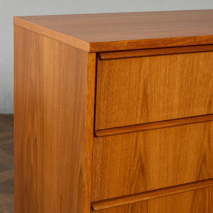 英国 ヴィンテージ 4段 チェスト #90033