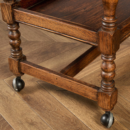 英国 クラシック ドロップリーフ サイドテーブル ティトロリー