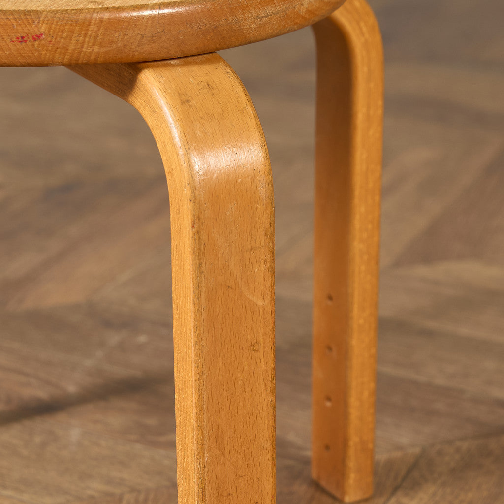 デンマーク LEIKA ヴィンテージ ベントウッド スツール