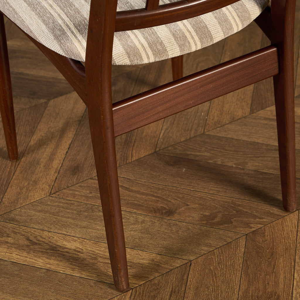 ヴィンテージ スラットバックチェア 座面張替え済み