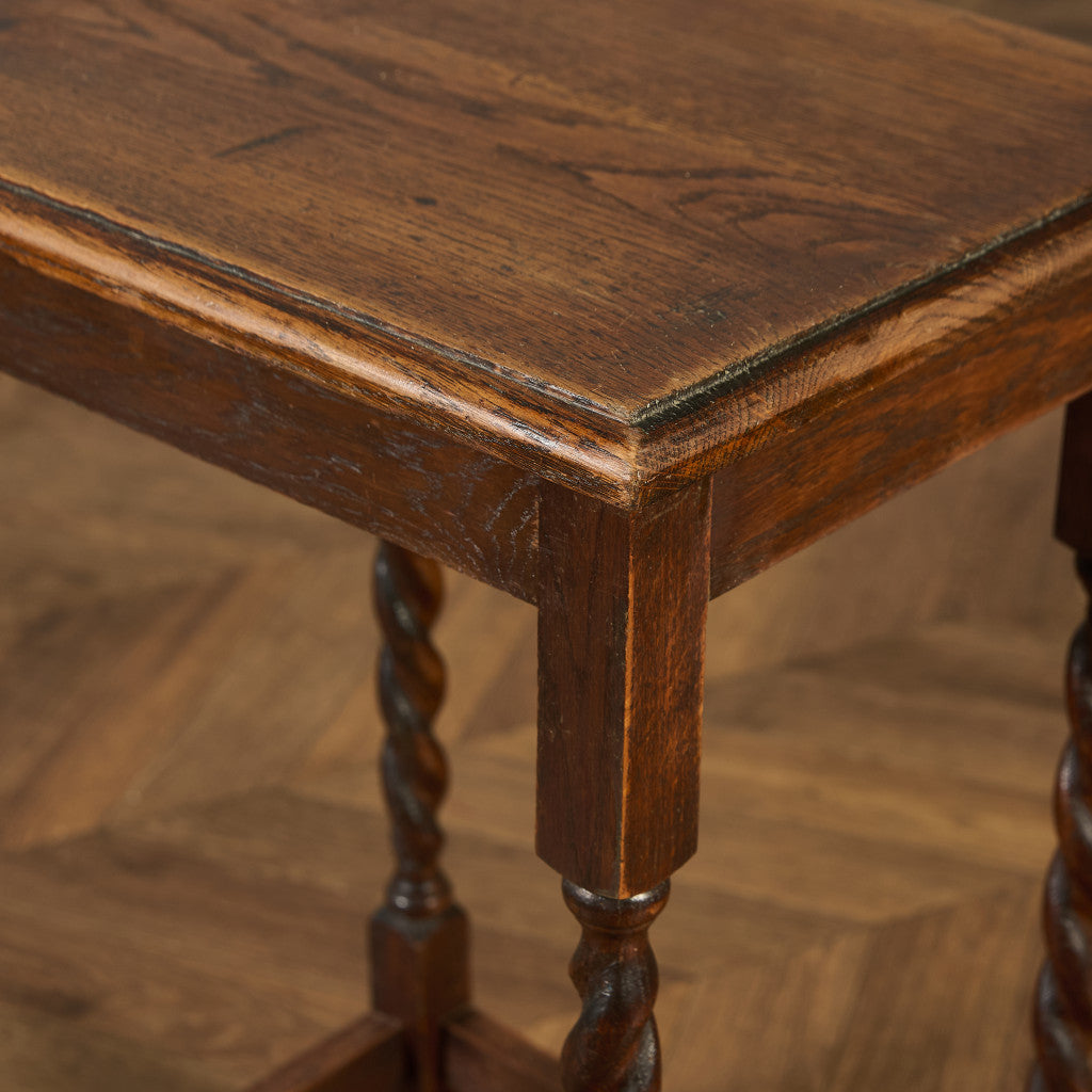 英国 クラシック バーリーシュガーツイスト サイドテーブル