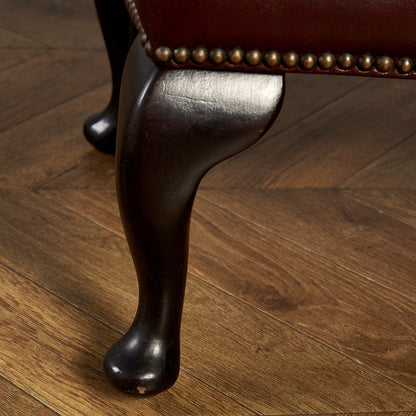 英国 クラシック チェスターフィールド スツール #83791